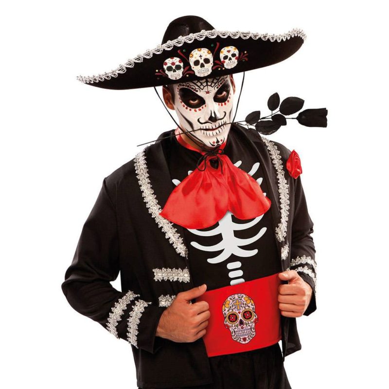 Sombrero mexicano día de los muertos
