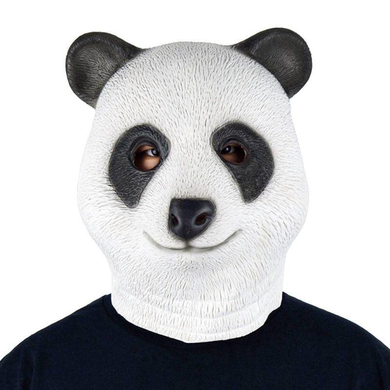 Máscara panda látex