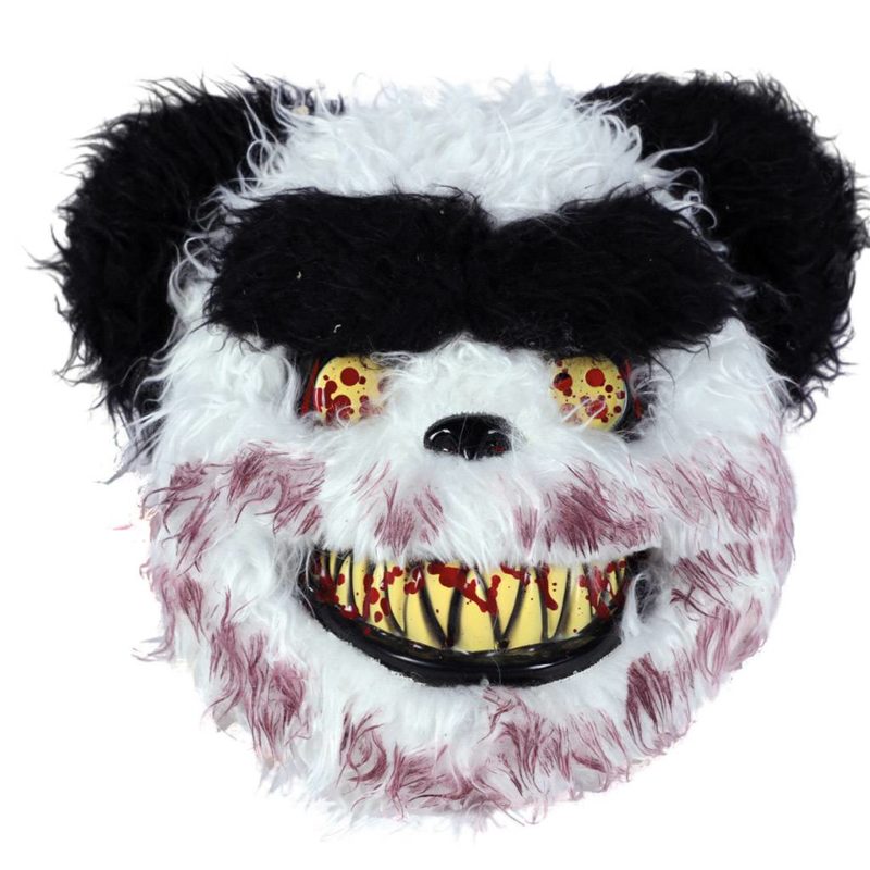 Máscara panda asesino 30x25 cm.