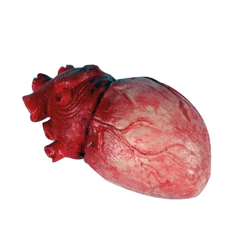 Corazón látex 8x14 cm.