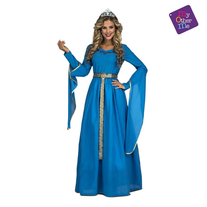 Disfraz de Princesa Medieval Azul M/L
