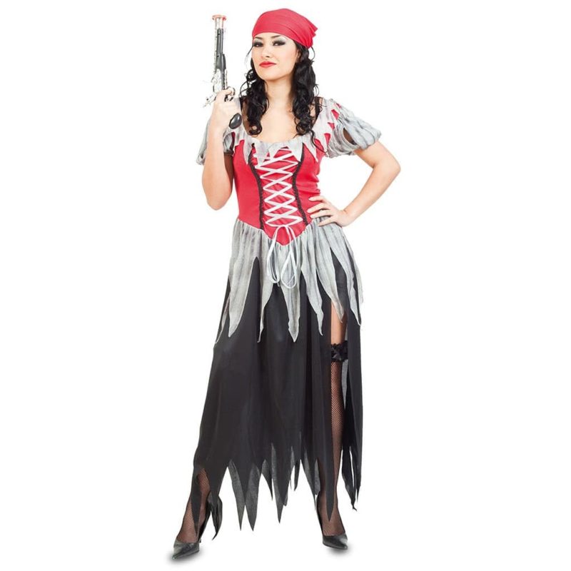Disfraz de Corsaria-Pirata Roja