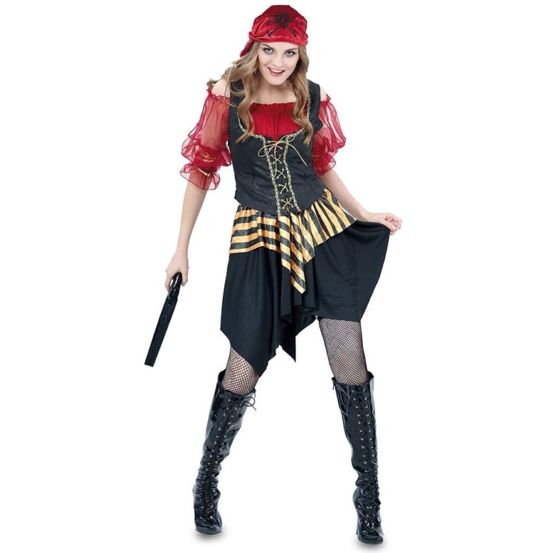 Disfraz de Corasaria-Pirata Roja