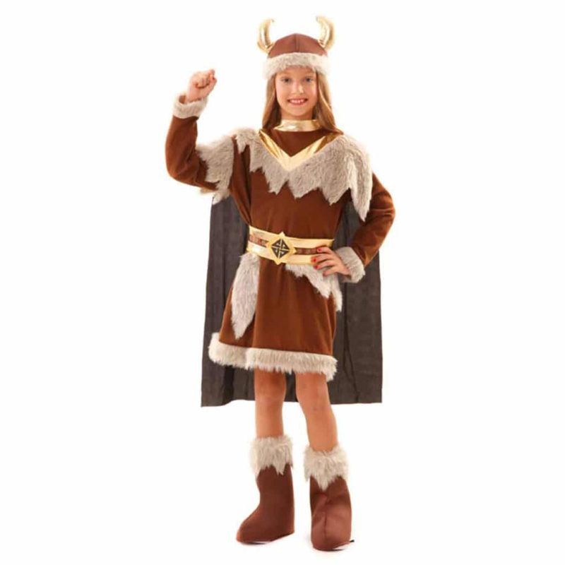 Disfraz de Vikinga Niña