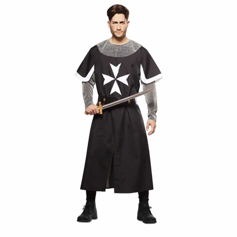 Disfraz de Cruzado Medieval Negro