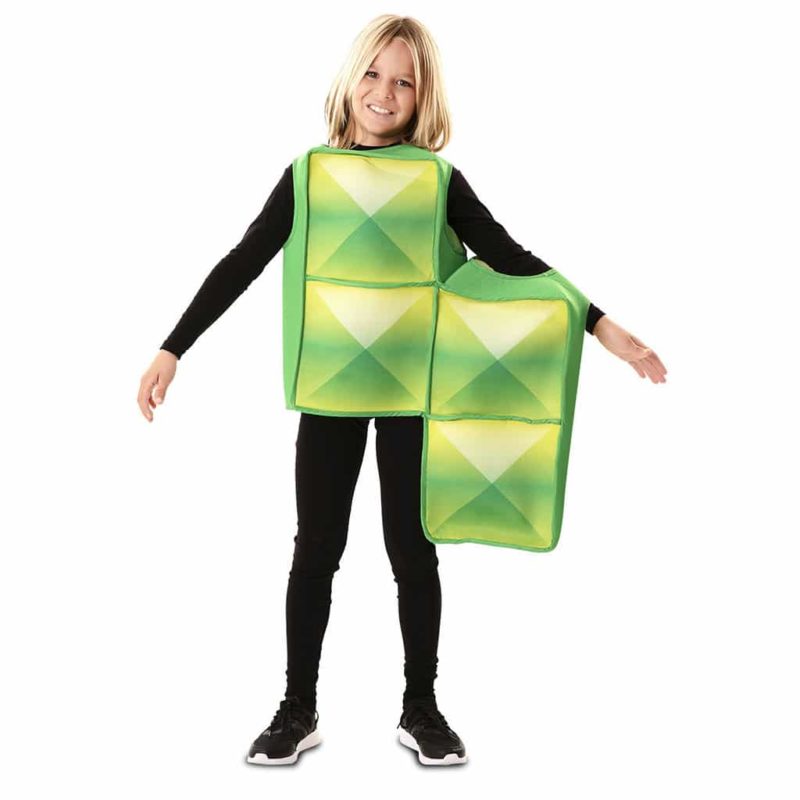 Disfraz de Tetris Verde Infantil