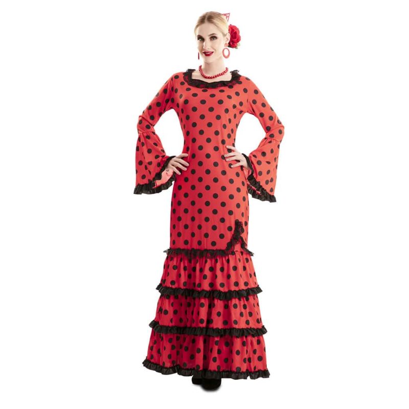 Disfraz de Flamenca Roja Mujer