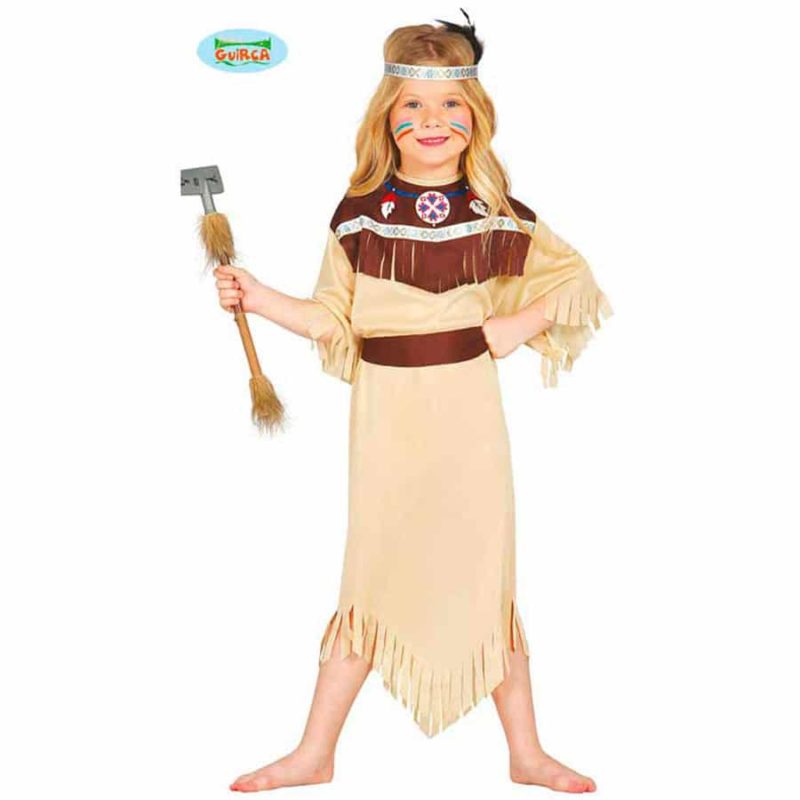 Disfraz de india Cherokee para niña