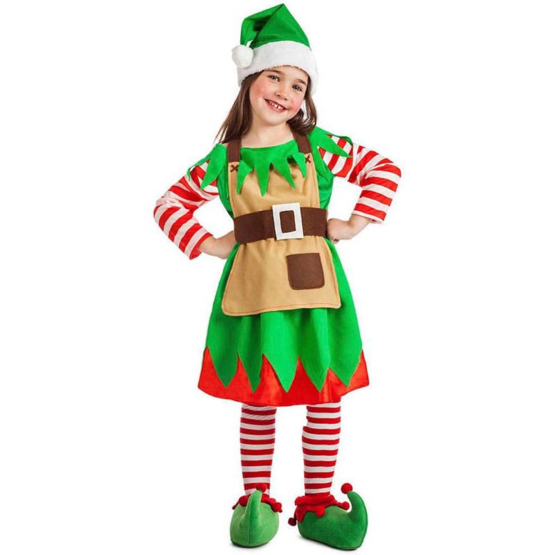 Disfraz de Elfa de Navidad Infantil