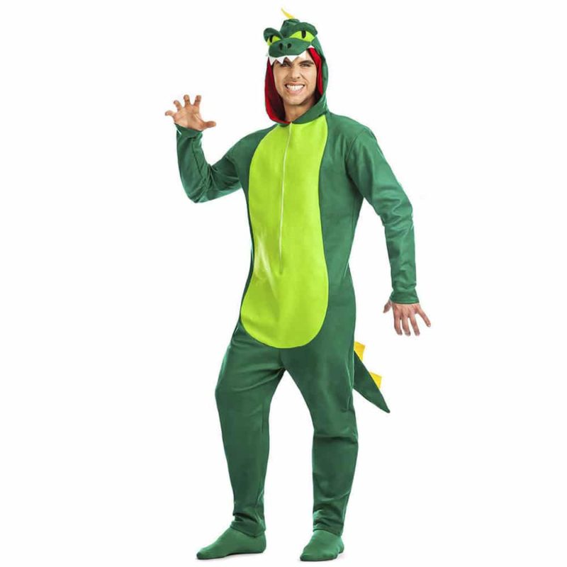 Disfraz de Dinosaurio Verde