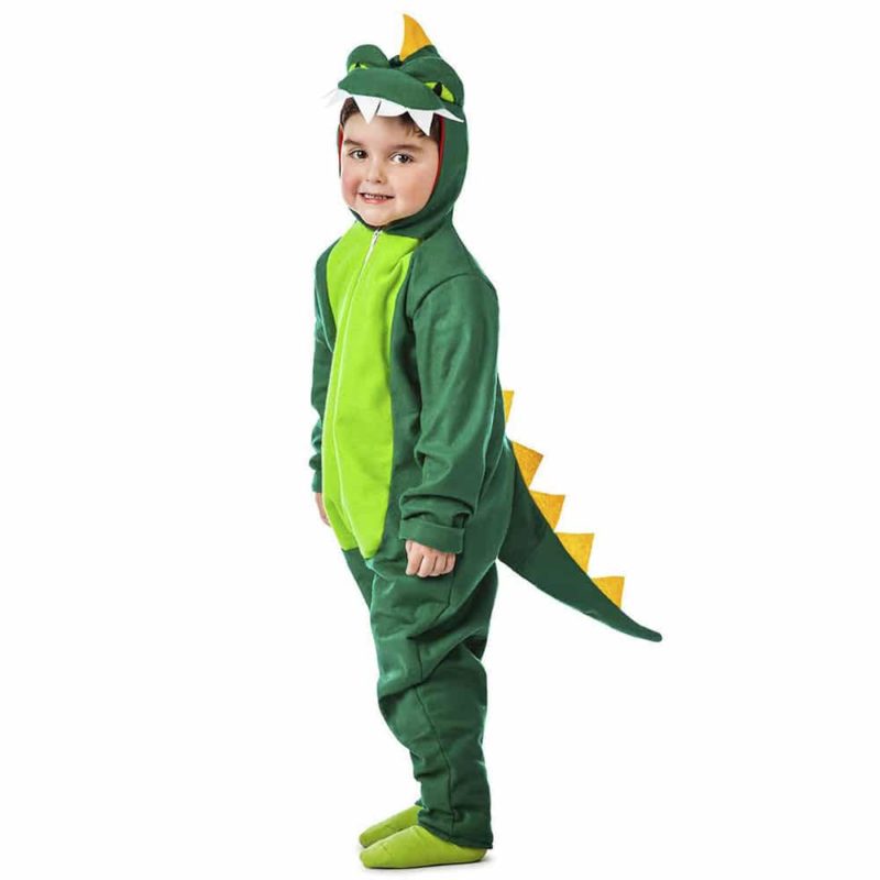 Disfraz de Dinosaurio Verde Infantil