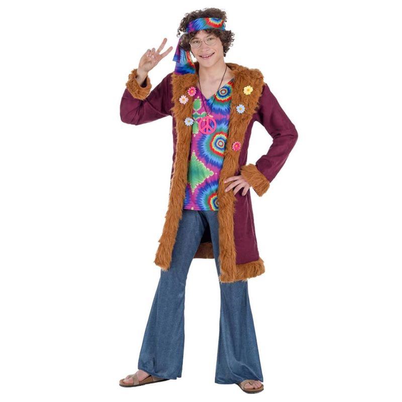 Disfraz de Hippie Lujo Hombre