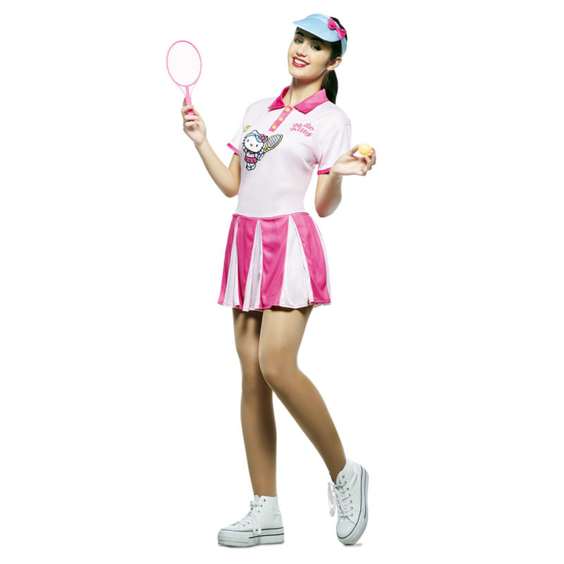 Disfraz de HELLO KITTY tenista para Mujer