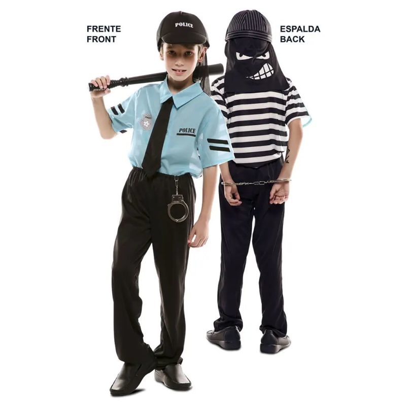 Disfraz Double Fun! Policia-Ladron Infantil