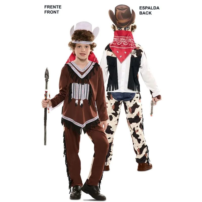 Disfraz Double Fun! Indio-Vaquero Infantil