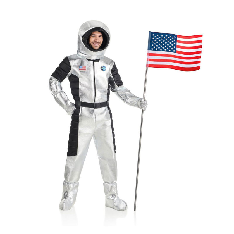 Disfraz de Astronauta Plateado Adulto