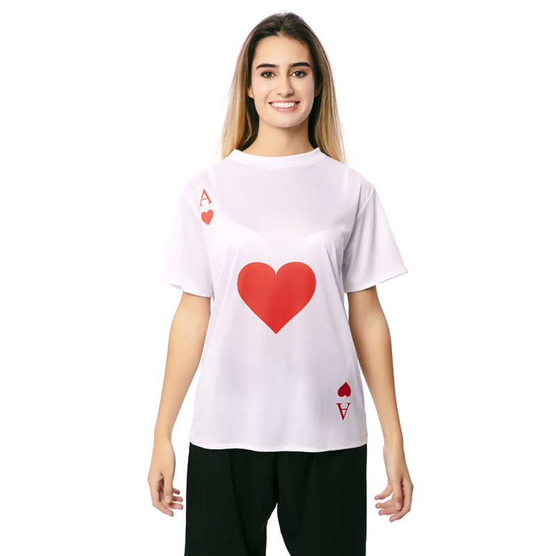 Camiseta As de Corazones Unisex