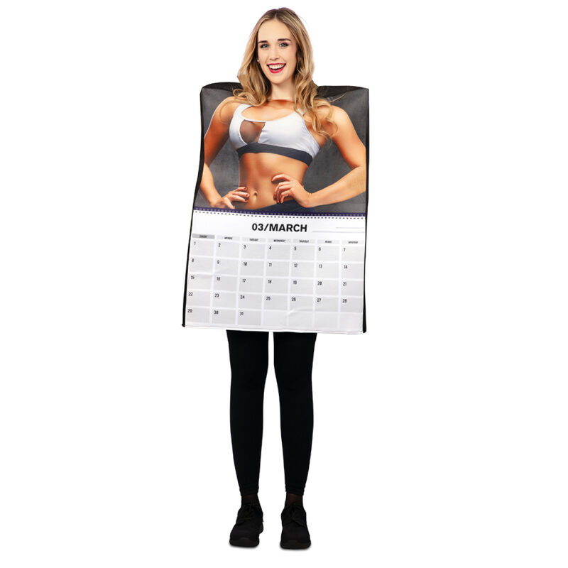 Disfraz de Calendario Sexy Mujer Mujer